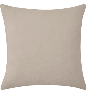 KISSENBEZUG 40X40 SAMT BOHO BEIGE